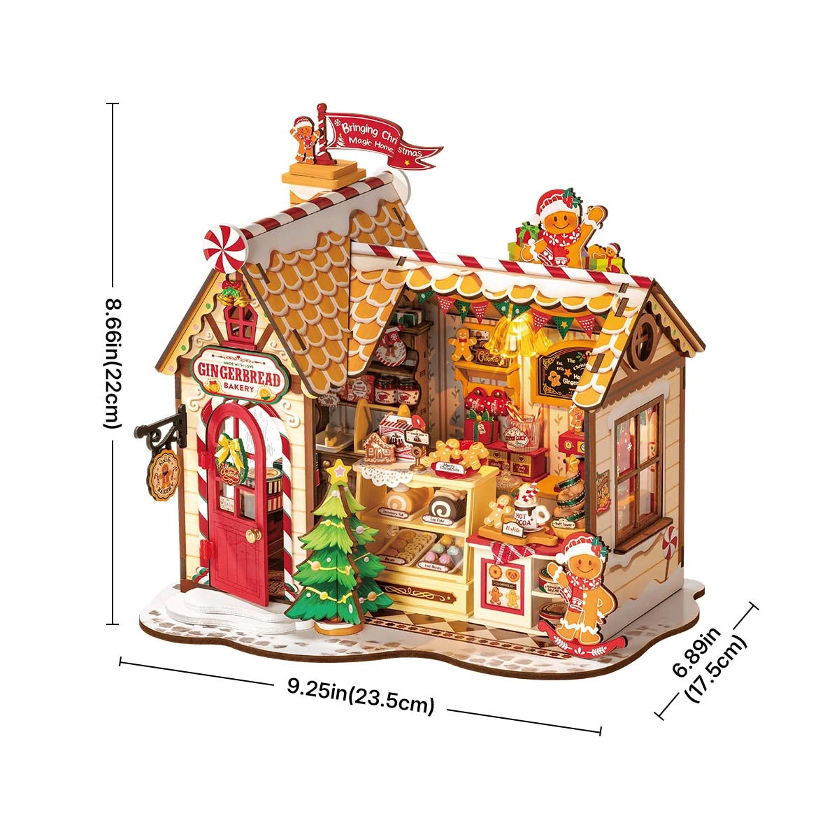 Kit DIY Gingerbread House - Boutique de Guloseimas