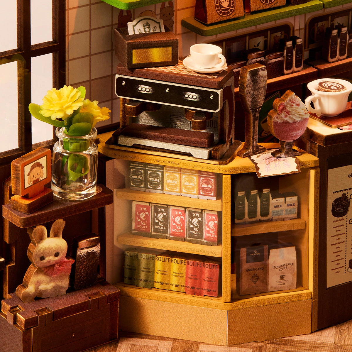 Mini Kit Book Nook - Cafeteria Charmosa